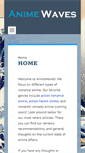 Mobile Screenshot of animewaves.net