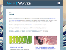 Tablet Screenshot of animewaves.net